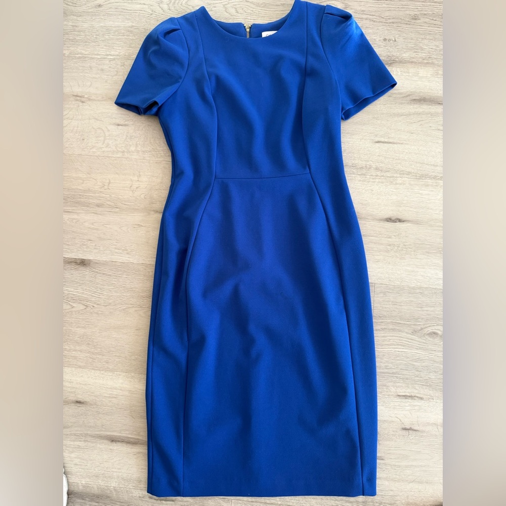 Calvin Klein Royal Blue Midi Dress